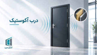 درب آکوستیک ضد صدا | قیمت و مشخصات درب عایق صدا | آسان درب